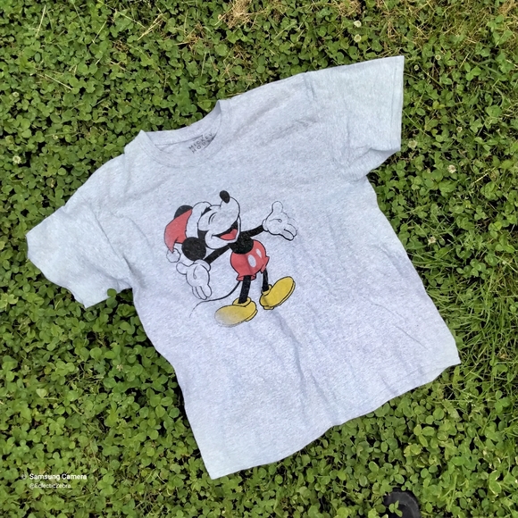 DISNEY. MICKEY XMAS TSHIRT - Picture 2 of 3